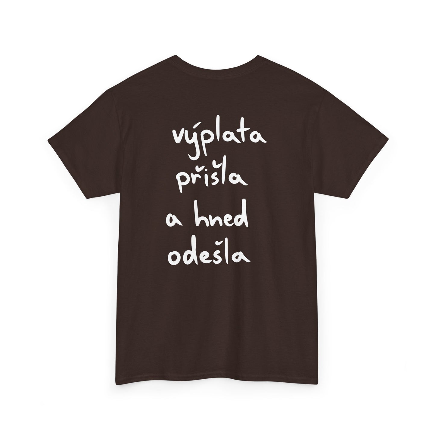 Výplata přišla a hned odešla tričko