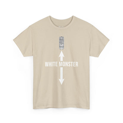 White monster tričko