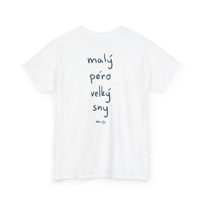 Malý péro, velký sny tričko