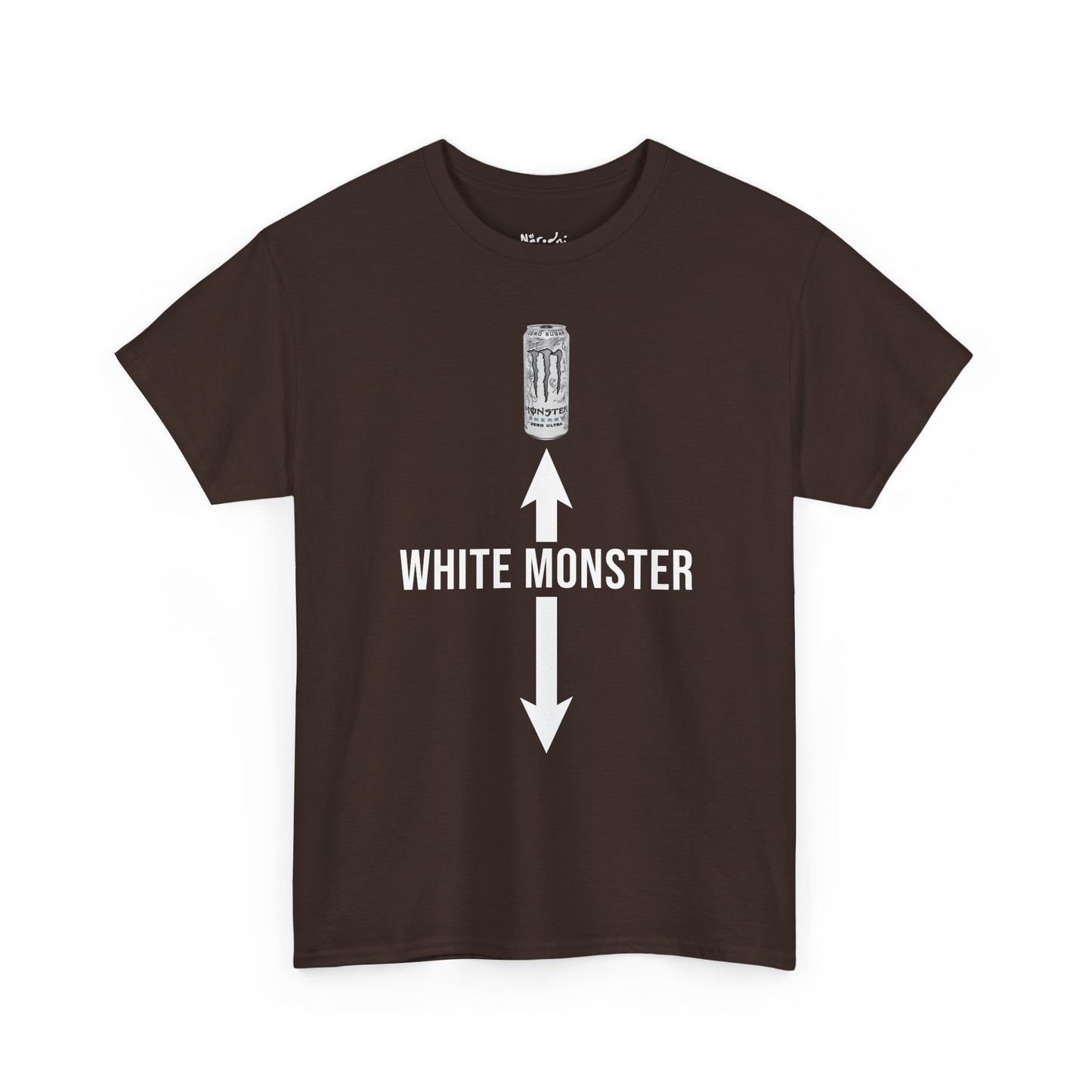 White monster tričko