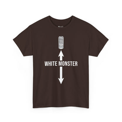 White monster tričko