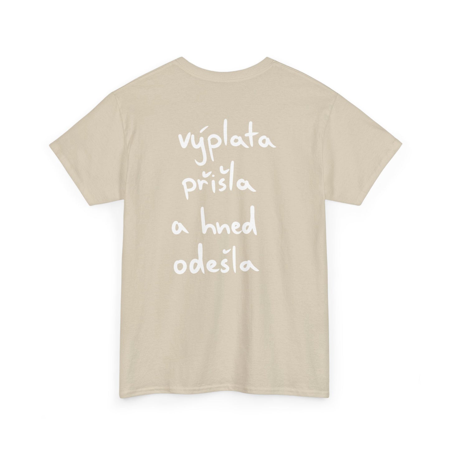 Výplata přišla a hned odešla tričko