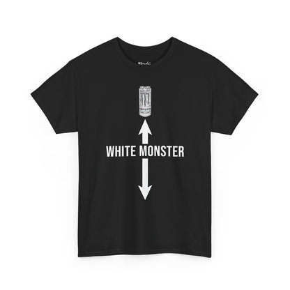 White monster tričko
