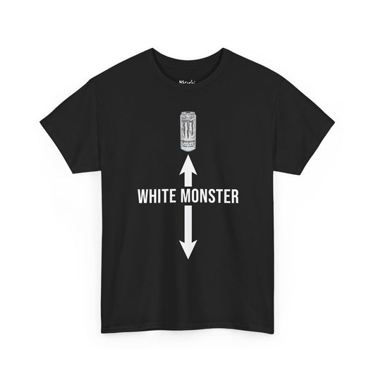 White monster tričko