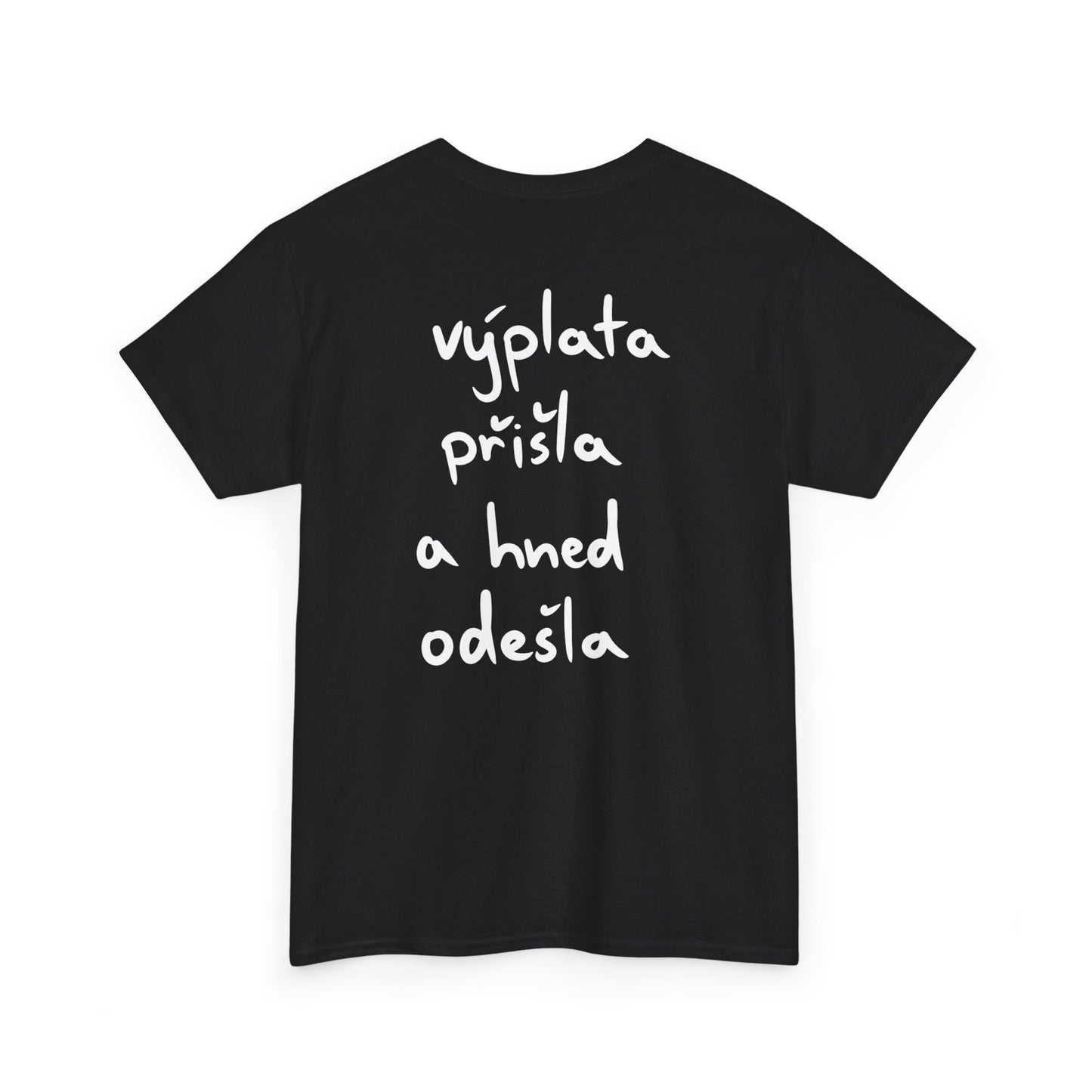 Výplata přišla a hned odešla tričko