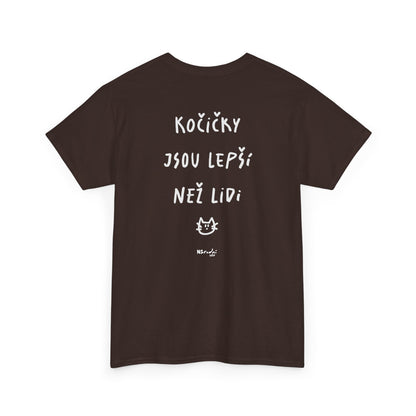 Kočičky jsou lepší než lidi tričko