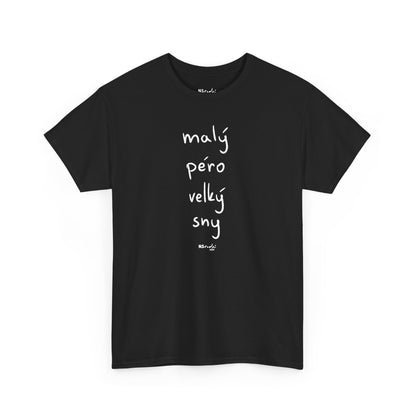 Malý péro, velký sny tričko