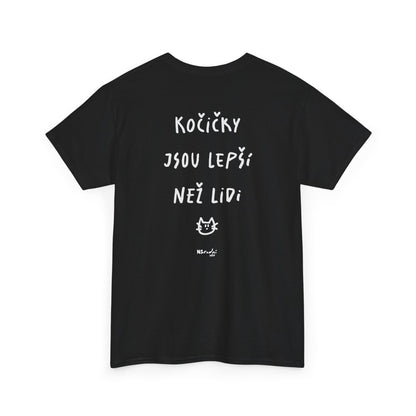 Kočičky jsou lepší než lidi tričko