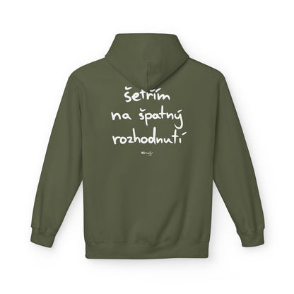 Šetřím na špatný rozhodnutí mikina