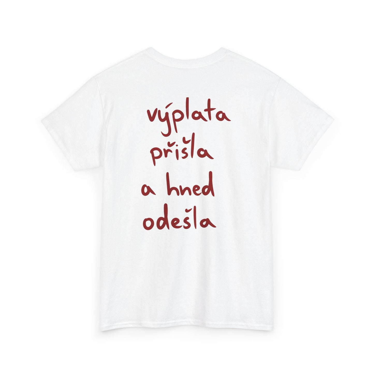 Výplata přišla a hned odešla tričko