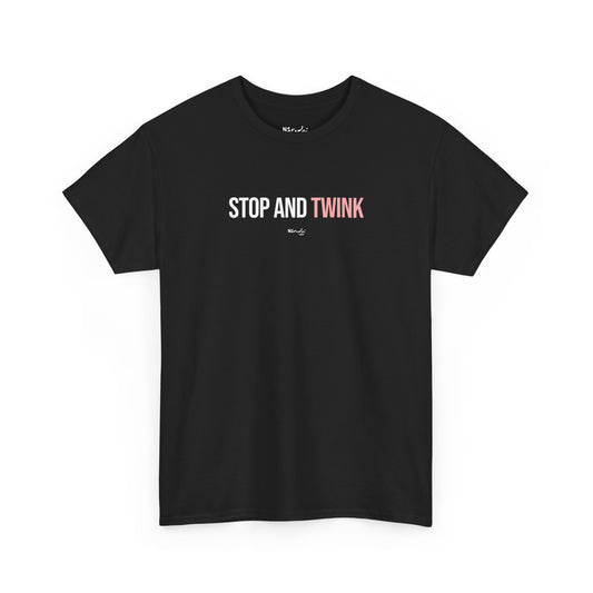 Stop and twink tričko