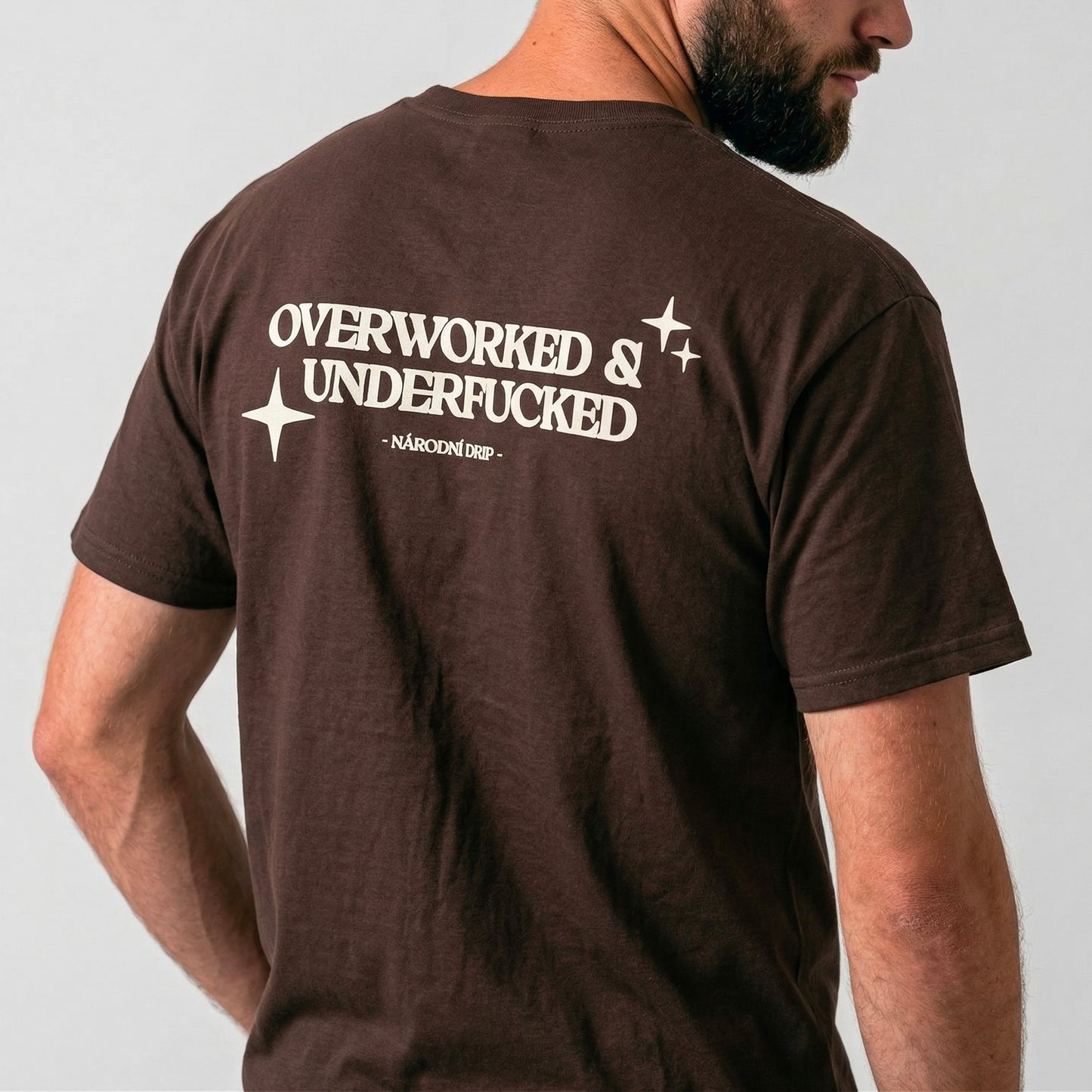 Overworked & underf*cked tričko